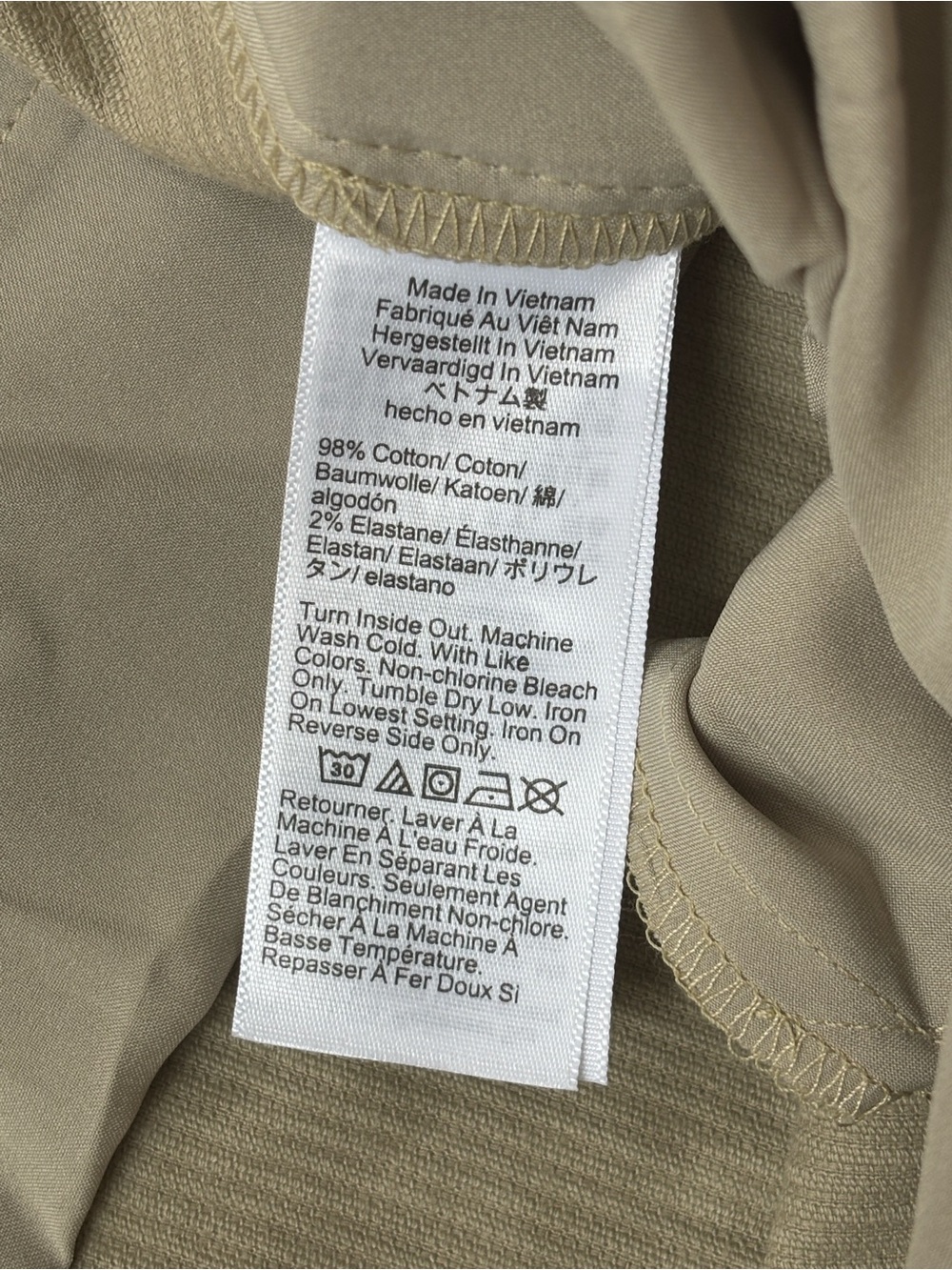 J. Crew NWT Tall Wide-Leg Trouser Stretch Corduroy Beige Buckthorn 16T - Picture 11 of 15